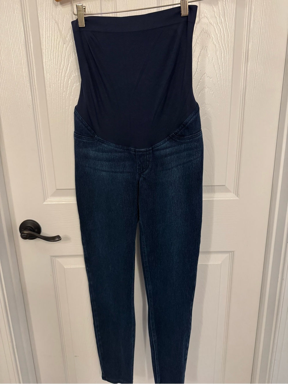 Spanx Dark Denim Maternity Jeans Size Medium
